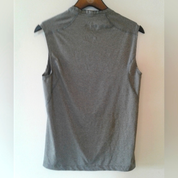 Nike Pro Combat Dri-Fit Fitted Men's S small Gray Sleeveless Shirt 269608-021 - Picture 2 of 4